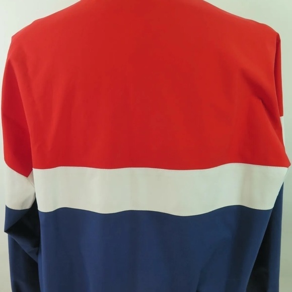 GORE-TEX Tourney Windbreaker Golf Jacket Coat Waterproof Red Blue VINTAGE MEDIUM - Picture 16 of 16